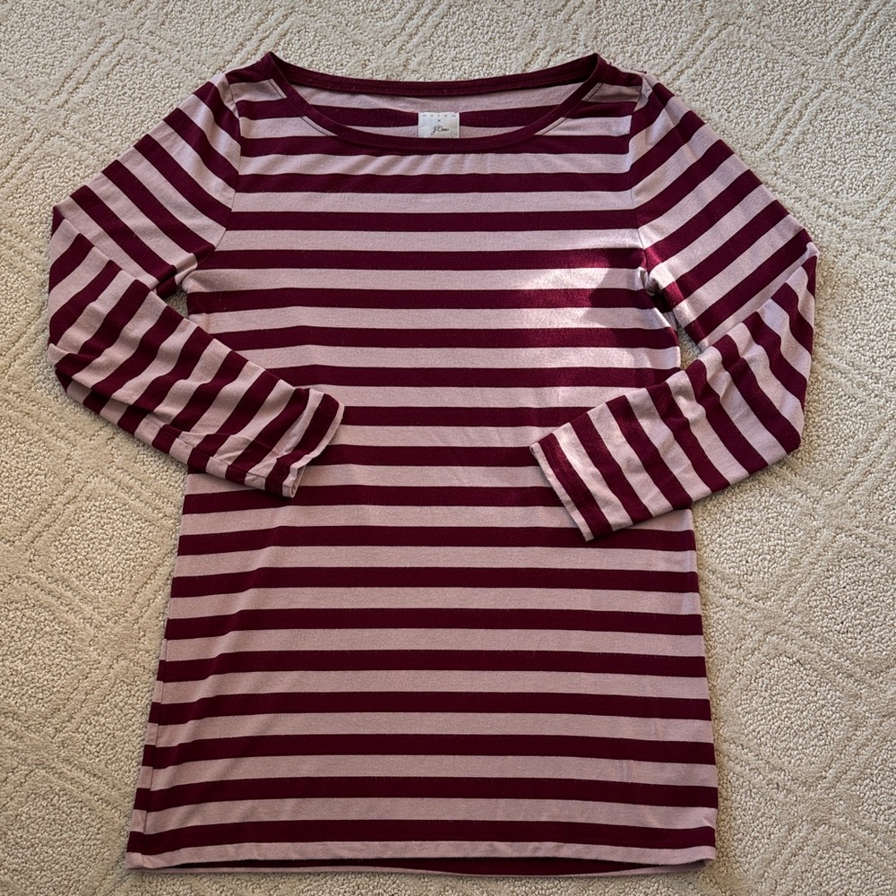 HATCH X J. Crew striped boatneck T-shirt Size 1